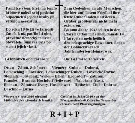 Text des Gedenkteins