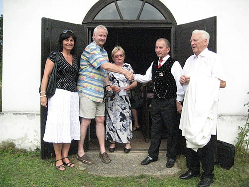 Mitwirkende nach der Feier