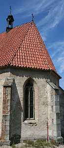 älteres Bild der Kirche